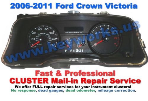 Lincoln Town Car 2006-2011 Cluster Repair